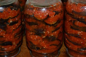 Баклажаны с чесноком