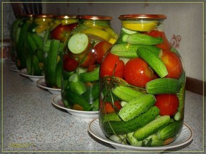 Овощная закуска в банки