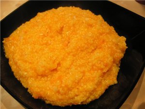 Приготовление каши с тыквой