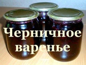 Заголовки из черники - вкусные рецепты