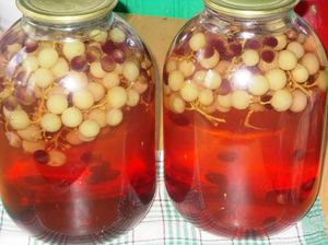 Как сварить виноградный компот