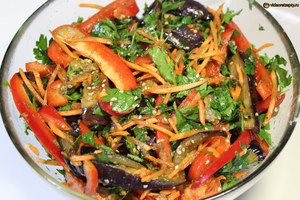 Баклажаны на зиму - заготовки, рецепт по-корейски