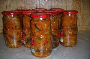 Десятка из баклажан