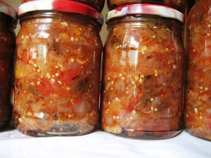 Салат десятка кусками на зиму