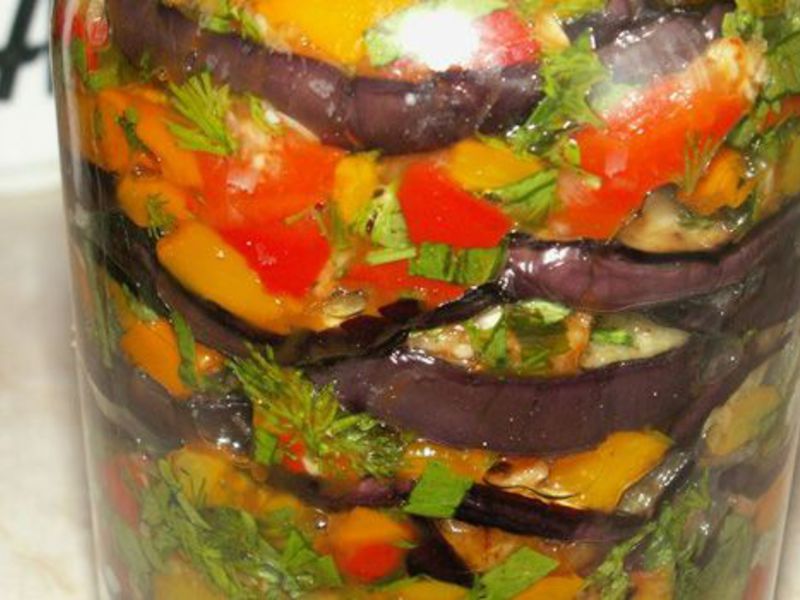 Овощной салат десятка Салат десятка кусками на зиму