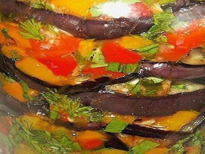 Салат десятка кусками на зиму Салат на зиму