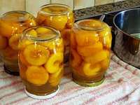 Консервированные персики