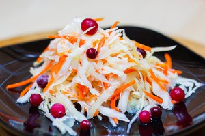 Маринованная капуста с клюквой Капуста провансаль с клюквой