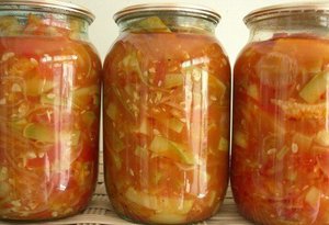 Кабачковый салат на зиму