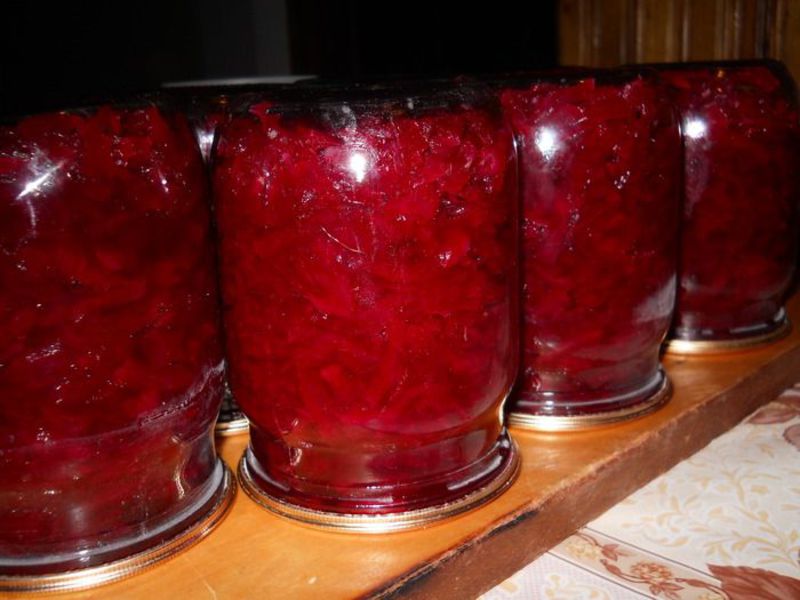 Маринованная свекла в банках Заготовка на зиму из свеклы