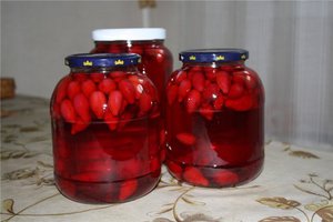 Кизиловый компот на зиму