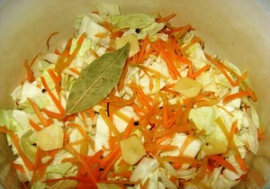 Капуста маринованная быстрого приготовления
