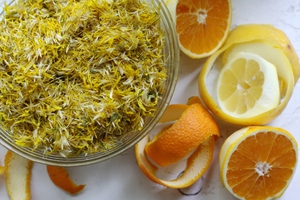 Одуванчики с апельсинами - рецепт вкусного вина