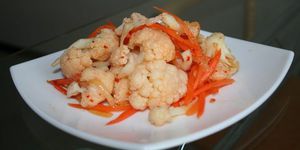 Цветная капуста пряная по-корейски - вкусный салат