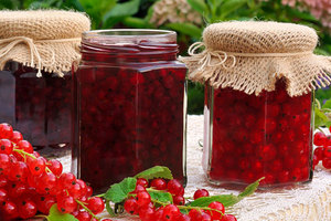 Варенье пятиминутка из красной смородины - рецепт