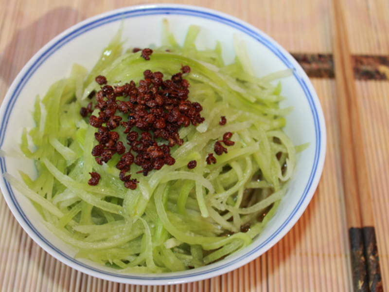 Салат из зеленой редьки с пряной заправкой Пряная редька - вкусный рецепт