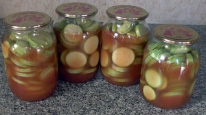 Как закрыть кабачковую закуску