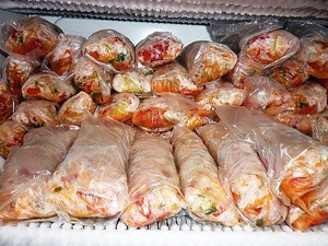 Заморозка овощей в пакетах - экономное решение