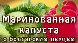 Капуста со сладким перцем в рассоле - маринуем овощи на зиму