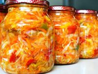 Салат охотничий - зимние заготовки