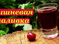 Вишневая наливка - вкусный домашний рецепт