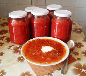 Заправка для борща с капустой - рецепт заготовки