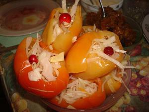 Консервированный фаршированный перец - пошаговый рецепт