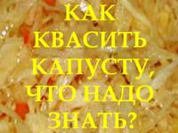 Вкусные рецепты квашенной капусты