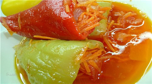 Ингредиенты для закуски из болгарского