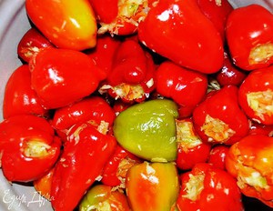 Перец фаршированный капустой - интересный рецепт