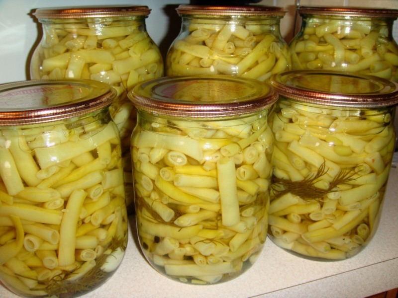Как закрыть стрючковой фасоли Заготовка из стручковой фасоли