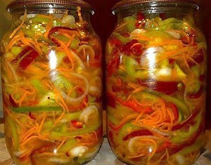 Овощные салаты в банках