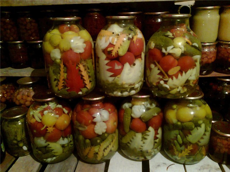 Вкусные овощные заготовки Рецепт приготовления заготовки