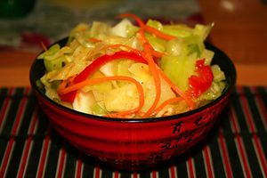 Вкусная капуста по-корейски Вкусная капуста по-корейски