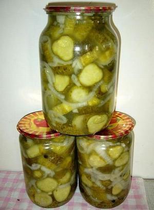 Огурцы в банки дольками