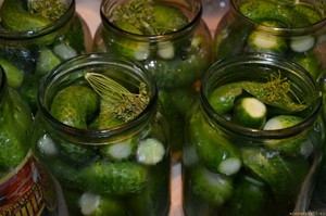 Рецепт хрустящих огурцов