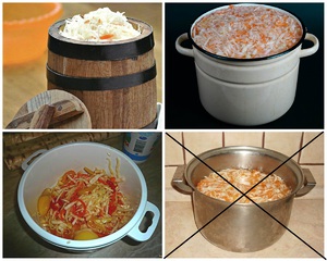 Посуда для квашенной капусты