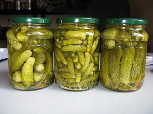 Маринованные хрустящие огурцы