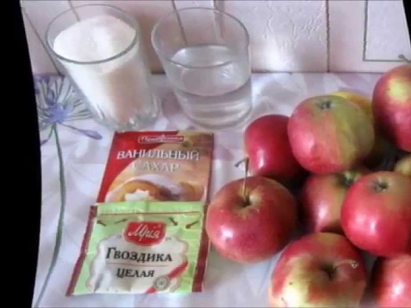 Продукты для яблочного джема Что понадобится для джема