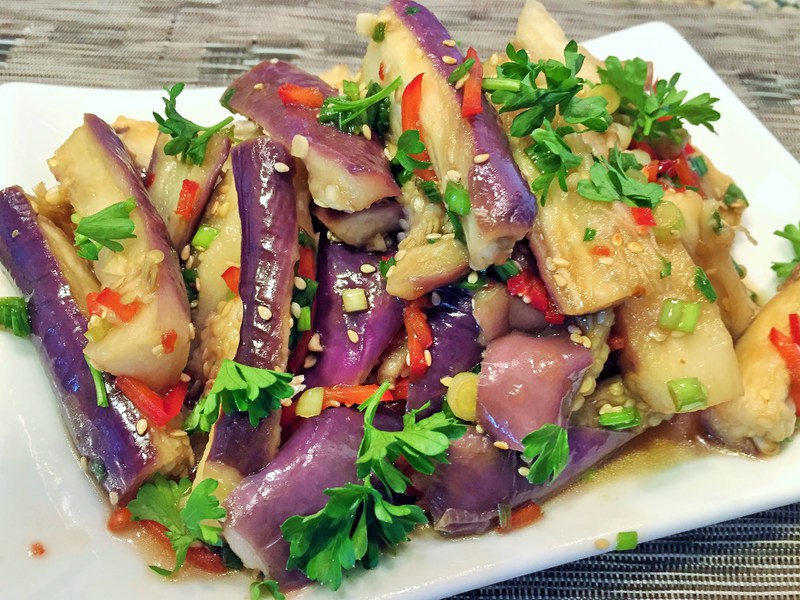 Синие по-корейски Вкусные синенькие