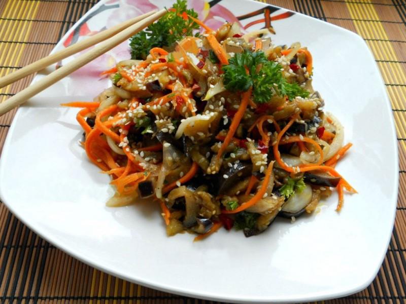 Острые и вкусные баклажаны Заготовка на зиму баклажан