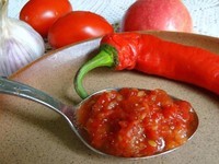 Приготовление аджики по грузински
