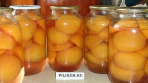 Персики в банках