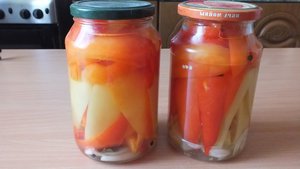 Болгарский перец в масле