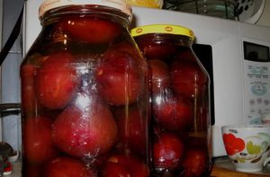 Сливовый компот на зиму