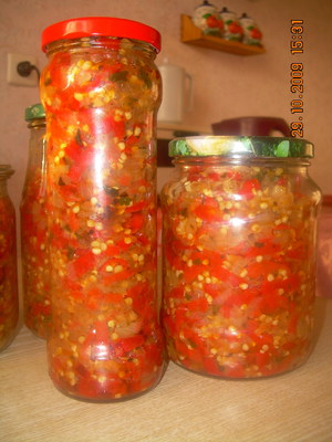 Икра из физалиса с морковью