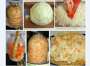 Квашеная капуста в банке на зиму