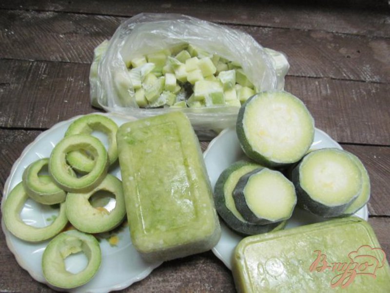 Сколько храниться замороженный кабачок