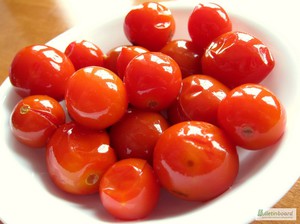 Соленые помидоры черри