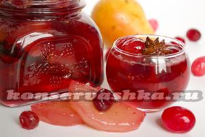Клюквенное варенье с добавками